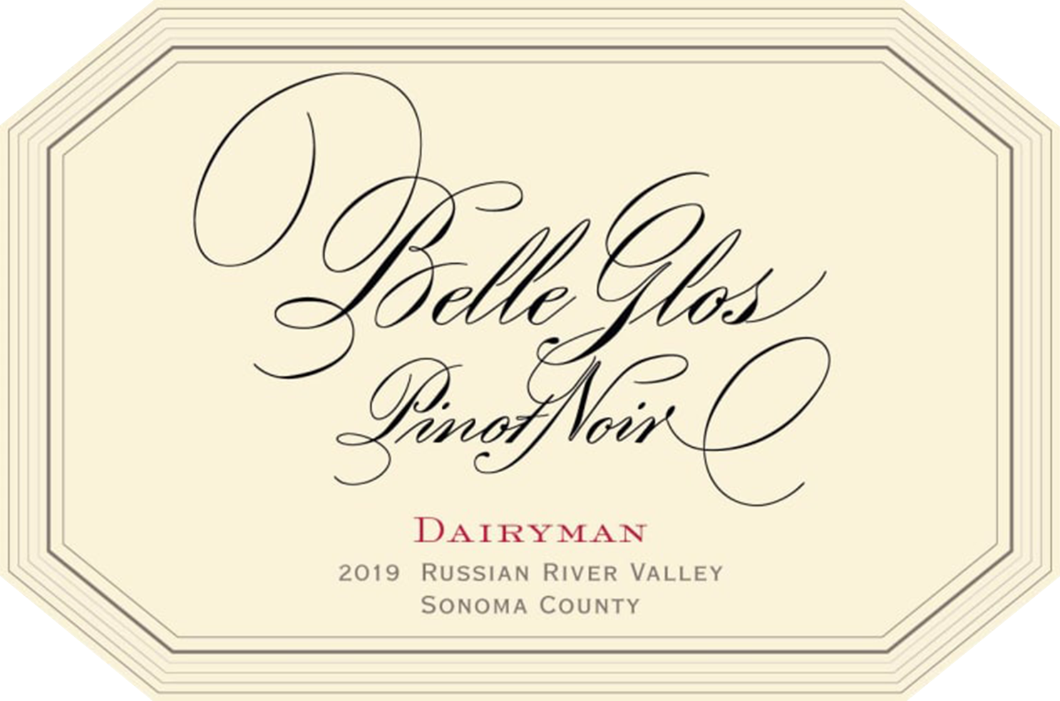 2019 Belle Glos Dairyman Pinot Noir Wine Library