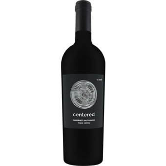 Bottle shot for 2018 Centered Napa Valley Cabernet Sauvignon