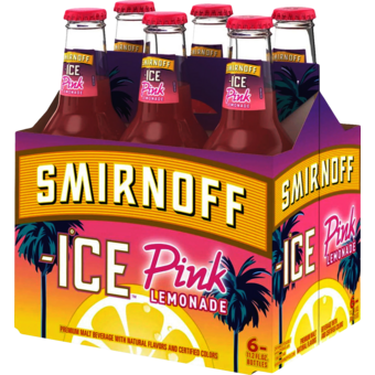 Bottle shot for  Smirnoff Pink Lemonade 4 6pk