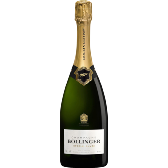 Bottle shot for  Bollinger Brut Special Cuvee James Bond