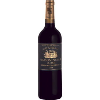 Bottle shot for 2019 Chateau Maison Noble Saint Martin Bordeaux Supereiur