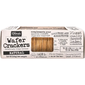 Bottle shot for  Olina Natural Wafer Cracker