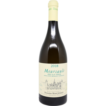 Bottle shot for 2018 Domaine Remi Jobard Meursault "Sous La Velle"
