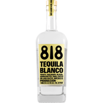Bottle shot for  Eight One Eight 818 Blanco Tequila