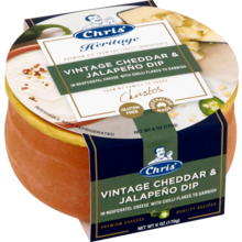 Product image for  Heritage Vintage Cheddar + Jalepeno Dip