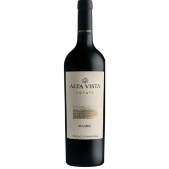 Bottle shot for 2020 Alta Vista Estate Malbec