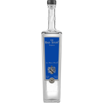 Bottle shot for  Bad Stuff Blanco Tequila
