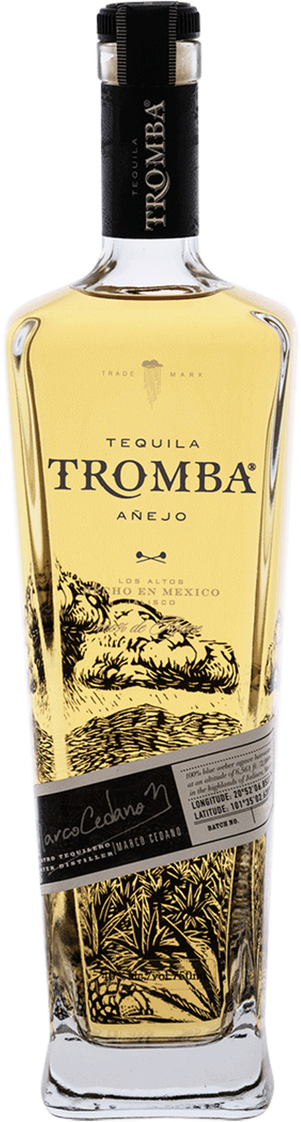 Tromba Tequila Anejo Wine Library