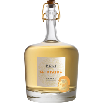 Bottle shot for  Jacopo Poli Cleopatra Moscato Oro Grappa