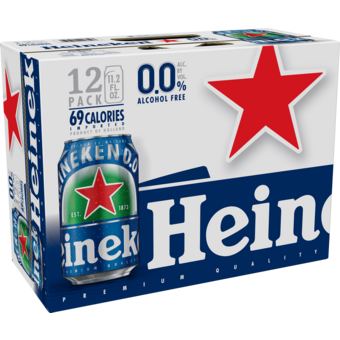 Bottle shot for  Heineken 0.0 12pk Cans N/A