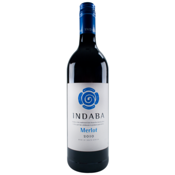 Bottle shot for 2010 Cape Indaba Merlot