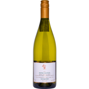 Bottle shot for 2021 Coppo Moncalvina Moscato D'asti