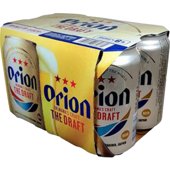 Bottle shot for  Orion Japanese Draft Beer 6pk Cans