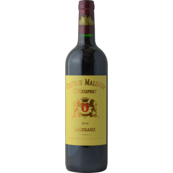Bottle shot for 2016 Chateau Malescot St. Exupery