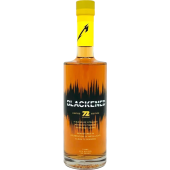 Bottle shot for  Blackened 72 Seasons Whiskey By Metallica