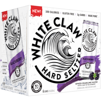 Bottle shot for  White Claw Spiked Seltzer Watermelon 6pk Cans