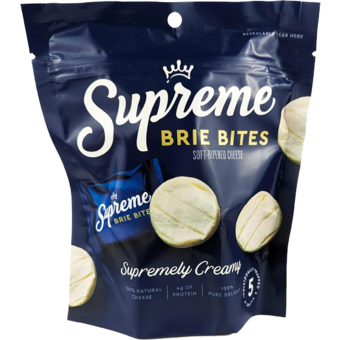 Bottle shot for  Supreme Brie Bites