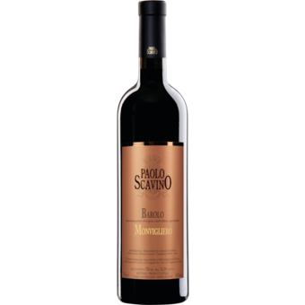 Bottle shot for 2019 Paolo Scavino Barolo Monvigliero