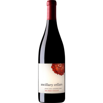 Bottle shot for 2019 Ancillary Pinot Noir Sun Chase Vineyard