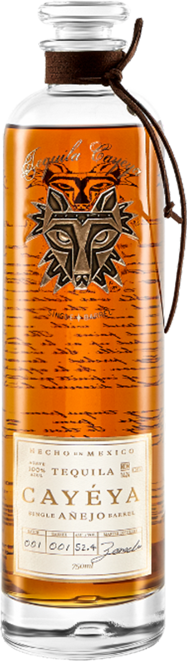 Cayeya Single Barrel Anejo Wine Library