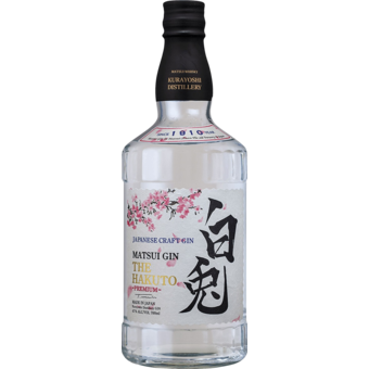 Bottle shot for  Matsui Gin The Hakuto Premium