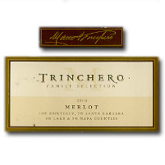 Label shot for  M. Trinchero Merlot