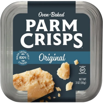 Label shot for  Parmesan Crisps