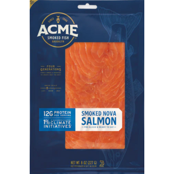 Bottle shot for  8oz Nova Smoked Salmon