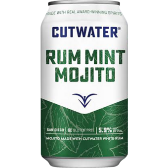 Bottle shot for  Cutwater Rum Mojito