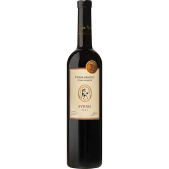 Bottle shot for 2021 Avantis Estate Syrah