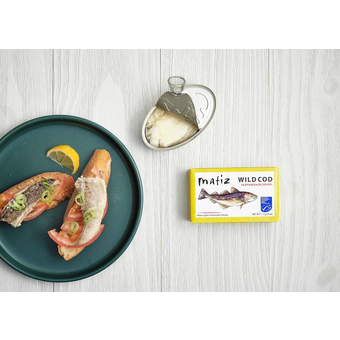 Bottle shot for  Matiz Wild Cod In Oil