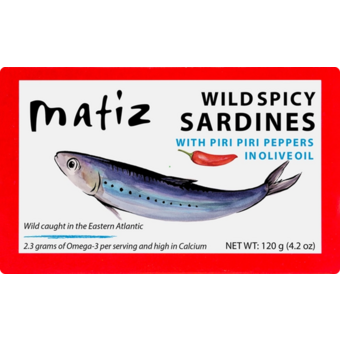 Bottle shot for  Matiz Wild Spicy Sardines