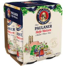 Product image for  Paulaner Hefe Weizen 4pk Can