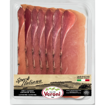 Bottle shot for  Sliced Speck Italiano