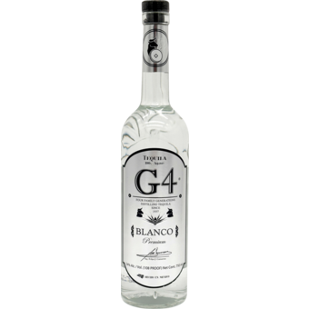 Bottle shot for  G4 Tequila Blanco Premium High Proof 108 Proof