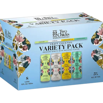 Bottle shot for  Two Chicks Variety 8 Pack