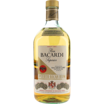 Bottle shot for  Bacardi Dark (Amber)