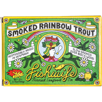 Bottle shot for  Fishwife Smoked Rainbow Trout