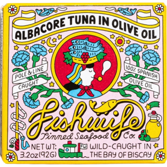 Bottle shot for  Fishwife Albacore Tuna In Olive Oil