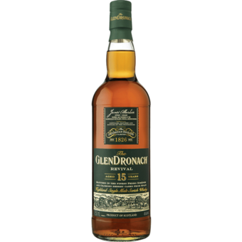 Bottle shot for  Glendronach Single Malt 15yr