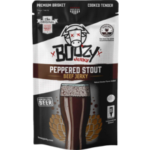 Product image for  Boozy Jerky   Peppered Stout
