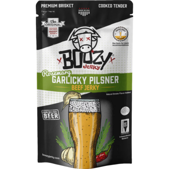 Bottle shot for  Boozy Jerky Rosemary Garlic Pilsner