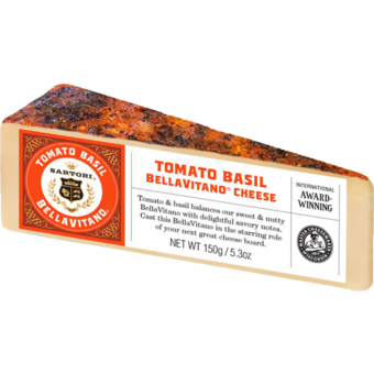 Bottle shot for  Sartori Bellavitano Tomato Basil