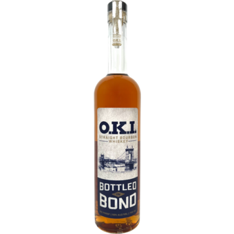 Bottle shot for  O.K.I. Bottled In Bond Bourbon