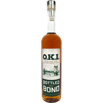 Bottle shot for  O.K.I. Bottled In Bond Rye