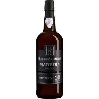 Bottle shot for  Henriques & Henriques Verdelho 10 Year Madiera