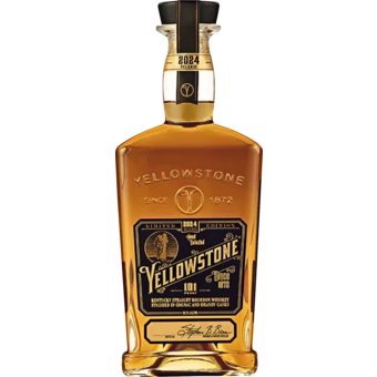 Bottle shot for  Yellow Stone 2024 Limited Edition Cognac Cask Finish Bourbon Bourbon