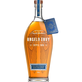 Bottle shot for  Angels Envy Triple Oak Bourbon Finished In A Blend Of Hungarian, Chinkapin And French Oak Barrels