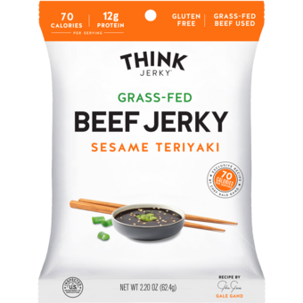 Bottle shot for  Think Jerky Sesame Teriyaki