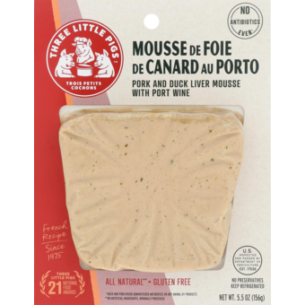Bottle shot for  3 Little Pigs Mousse De Foie Porto